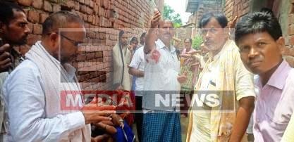 भाकपा (माले) की टीम ने लोदीपुर गाँव का लिया जायजा, कहा- पुलिस की मिलीभगत से हुआ नरसंहार 1 The team of CPI ML took stock of Lodipur village said mass murder happened at the behest of the police 2 1