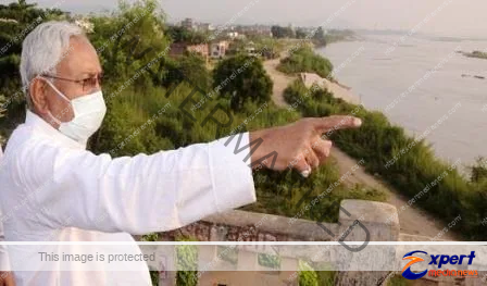 CM took over the command of Ganga Udvah Yojana took stock of the progress of work in 3 districts including Nalanda