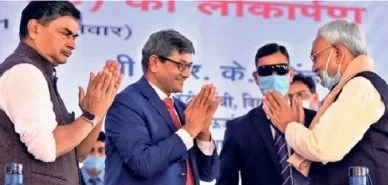 बोले सीएम नीतीश- ‘लोगों को बताइए कि कैसे बना बाढ़ बिजली घर’ 1 CM Nitish said Tell the people how the flood power house was made 2