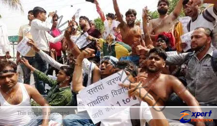 सीटीईटी और बीटीईटी पास सैकड़ों अभ्यर्थियों की अनिश्चितकालीन हड़ताल जारी, सरकार बेपरवाह 1 CTET and BTET pass hundreds of candidates continue indefinite strike government indifferent