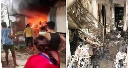 2 मंजिला इमारत में आग लगने से 7 लोगों की जलकर मौत, 8 झुलसे 1 शॉर्ट सर्किट की वजह से आग लगी। आग पर काबू पाने में करीब तीन घंटे लगे।