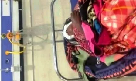 A mad man blew both eyes of a woman condition critical