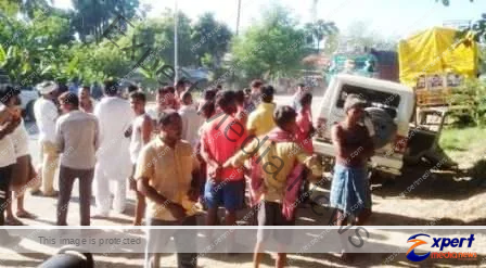 बेगूसरायः अनियंत्रित ट्रक से टकराई बोलेरो, चालक की मौत, छह बाराती गंभीर 1 Begusarai Bolero collides with uncontrolled truck driver killed six wedding processions injured