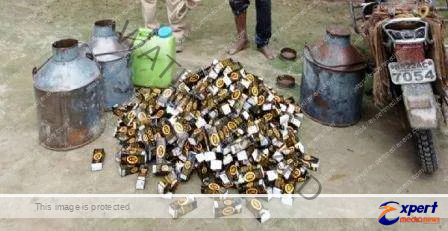 दूध की टंकी में छुपाकर विदेशी शराब की सप्लाई, तस्कर गिरफ्तार 1 Smuggler arrested for supplying foreign liquor by hiding in milk tank 2