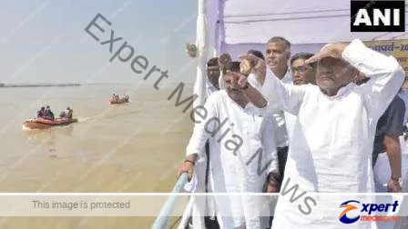 सीएम की सुरक्षा में भारी लापरवाही, बाल बाल बचे नीतीश, पिलर से टकराया स्टीमर 10 Heavy negligence in CMs security Nitish left narrowly steamer collided with pillar