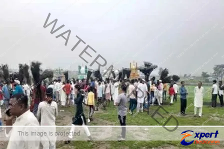 मुहर्रम जुलूस के दौरान बड़ा हादसा, हाइटेंशन से सटा ताजिया, 13 झुलसे, 4 की मौत, 9 गंभीर 1 Big accident during Muharram procession Tazia adjacent to high tension wire 13 scorched by current 4 dead 9 serious