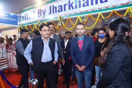 दिल्ली प्रगति मैदान में झारखण्ड टूरिज्म स्टाल पर ‘सिटी ऑफ़ फॉल्स’ की व्यापक जानकारी 1 Information about ‘City of Falls at Jharkhand Tourism Stall in Delhi Pragati Maidan