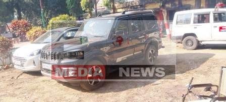 नालंदाः राजद का झंडा लगा स्कार्पियो पर सवार 5 कुख्यात अपराधी गिरफ्तार 1 Nalanda 5 notorious criminals arrested riding on RJD flagged Scorpio 2