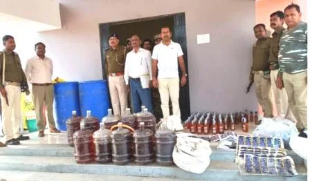 Big action by excise department in Rajnagar illegal liquor factory