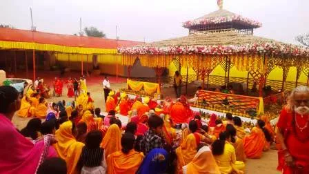 Religious ritual of five day yagya and consecration of life of Shri Hanuman ji