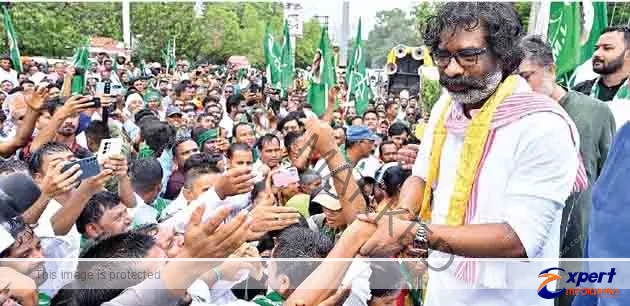 Hemant Sorens first roar Will give a befitting reply to the conspirators in time