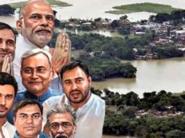 Amidst the flood crisis in Bihar, the election activities for the assembly are intensifying