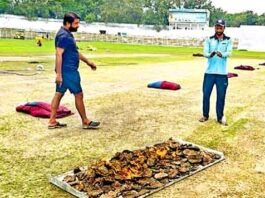 Condition of Moinul Haque Stadium Ranji Trophy match could not be held despite the goitha Jugaad