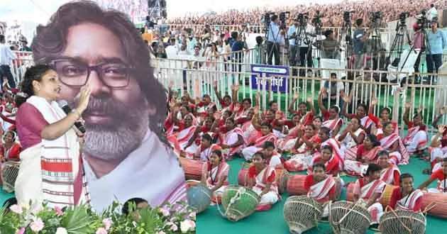 सिमडेगा, कोलेबिरा और गुमला पहुंचा मंईयां सम्मान यात्रा का कारवां 7 The caravan of Maina Samman Yatra reached Simdega, Kolebira and Gumla