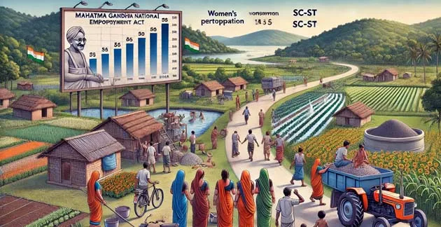 मनरेगा के तहत 100 दिन रोजगार पाने वाले परिवारों की संख्या घटी 4 The number of families getting 100 days of employment under MNREGA has decreased