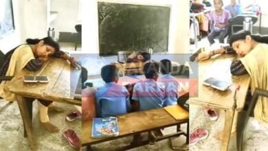 Video of BPSC teacher sleeping in classroom goes viral, investigation is necessary