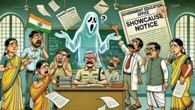 Amazing act of the education department, dead teacher's salary stopped, show cause notice issued!