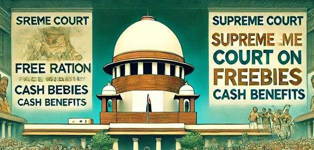 Supreme Court slammed political parties over free ration and money