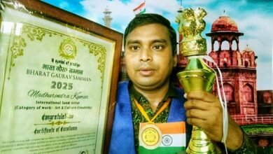 बिहार के सैंड आर्टिस्ट मधुरेंद्र को मिला भारत गौरव सम्मान 9 Bihar's sand artist Madhurendra received Bharat Gaurav Award