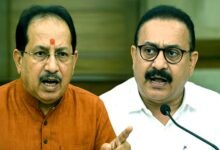 Fight in NDA Deputy Chief Minister and Minister clash over land transfer