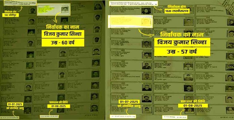 बिहार के उपमुख्यमंत्री पर दोहरे मतदाता पंजीकरण का सनसनीखेज आरोप 1 Sensational allegation of double voter registration on Bihar Deputy Chief Minister