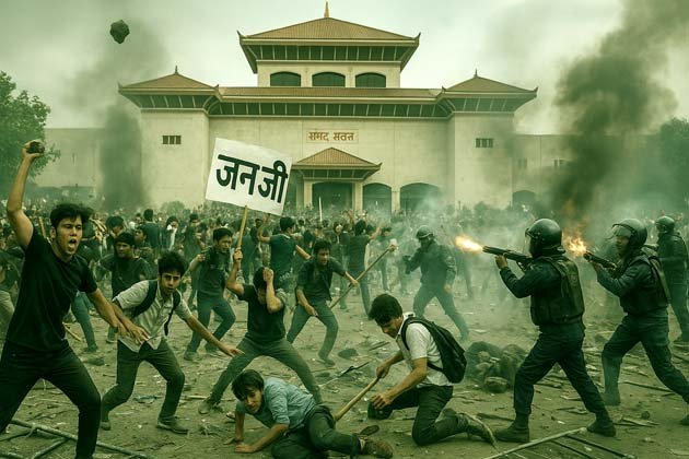 सोशल मीडिया बैन को लेकर हिंसा, अबतक 24 लोगों की मौत, सैकड़ों जख्मी 1 Violence over social media ban 24 people dead so far hundreds injured