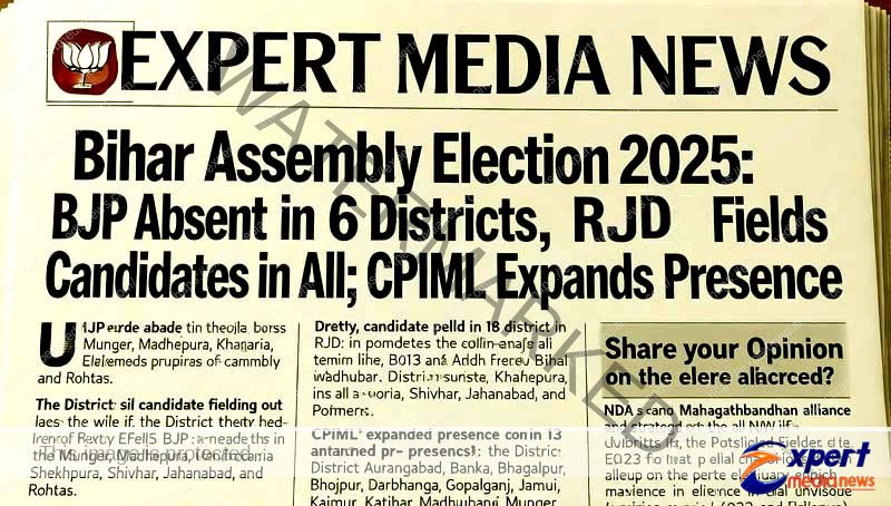 बिहार के इन 6 जिलों में BJP का नहीं होगा कोई अपना MLA, माले ने बढ़ाया दायरा 5 BJP will not have any MLA in these 6 districts of Bihar CPIML has expanded its scope 1
