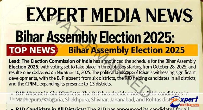 बिहार के इन 6 जिलों में BJP का नहीं होगा कोई अपना MLA, माले ने बढ़ाया दायरा 1 BJP will not have any MLA in these 6 districts of Bihar CPIML has expanded its scope 5