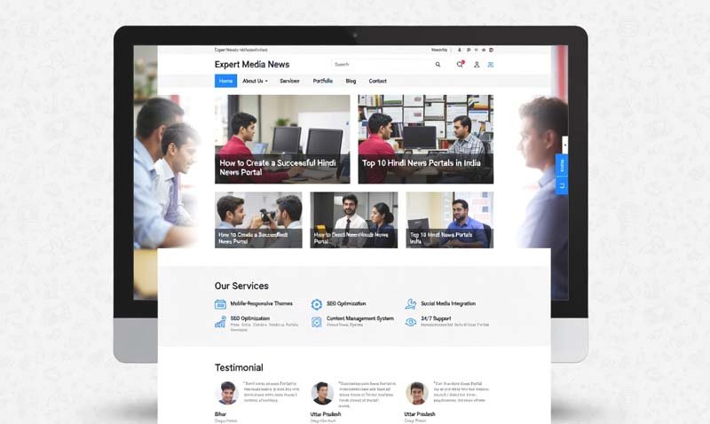 Hindi news portals earn lakhs with Expert Media Services 3