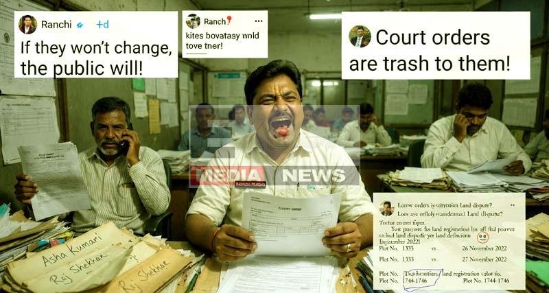 BREAKING EXCLUSIVE: कांके अंचल में जमीन का बड़ा फर्जीवाड़ा उजागर! DCLR कोर्ट ऑर्डर को CO का ठेंगा BREAKING EXCLUSIVE: कांके अंचल में जमीन का बड़ा फर्जीवाड़ा उजागर! DCLR कोर्ट ऑर्डर को CO का ठेंगा