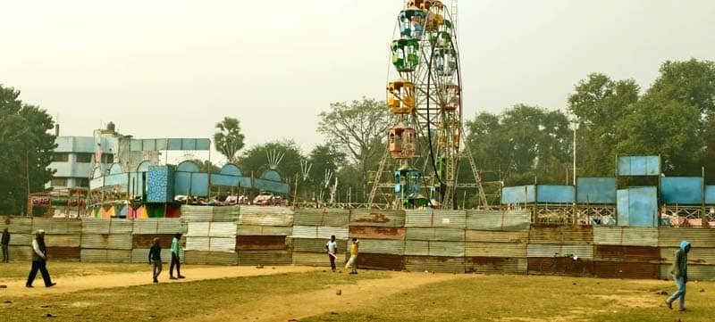 Defying the orders of the Patna High Court the school ground has been turned into a Disneyland 2