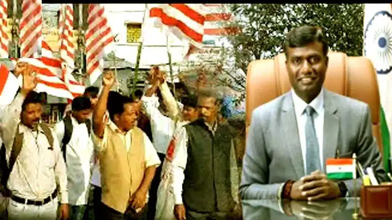 गजब! कांके CO ने ST जमीन की जमाबंदी 'मिश्रा जी' के नाम कर डाला, दलालों का बोलबाला! 1 Incredible The Kanke Circle Officer transferred the land records of tribal land to the name of Mishra ji showing the dominance of brokers 3