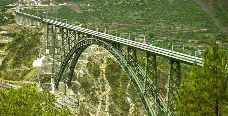 The world tallest railway bridge over the Chenab River is a marvel of Indian engineering 1