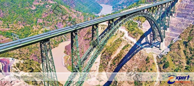 इंडियन इंजीनियरिंग का कमाल है दुनिया का सबसे ऊंचा चिनाब नदी रेल पुल 3 The world tallest railway bridge over the Chenab River is a marvel of Indian engineering 3
