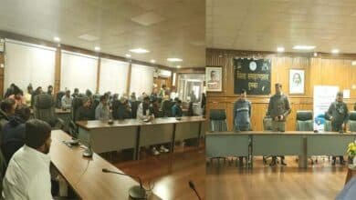 A heartfelt tribute was paid to the late Dhaneshwar Pahan at the Dumka Collectorate