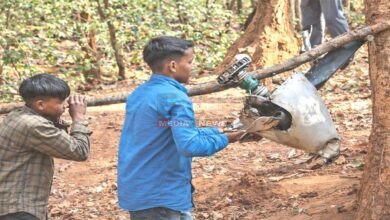 पत्थरपनिया जंगल विमान हादसा, एयर एंबुलेंस इंजन गायब
