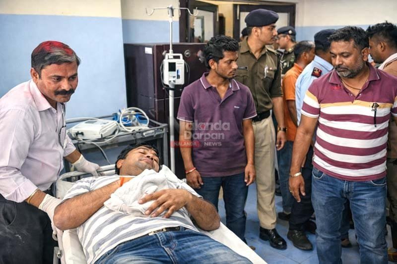 Biharsharif Smart City Water Park firing news incident 1