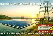 Getalsud Dam 100 MW Floating Solar Plant