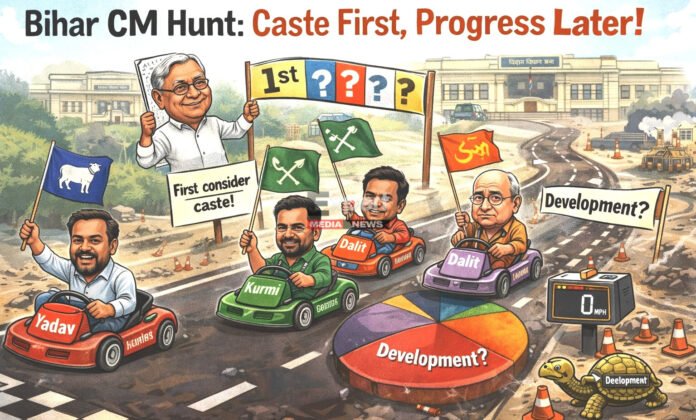 बिहार में मुख्यमंत्री की खोज: योग्यता नहीं, जातीय गणित का सुपर AI चाहिए! Bihar Politics: Caste Math Dominates CM Debate