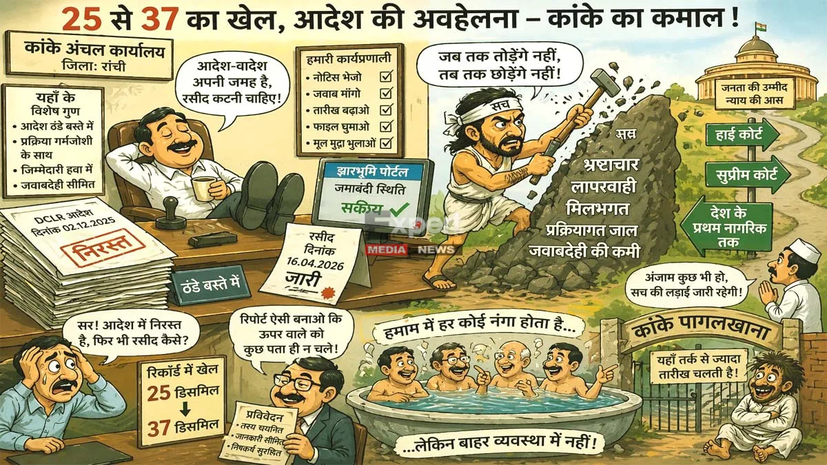 A major land record manipulation case in Ranchi’s Kanke area
